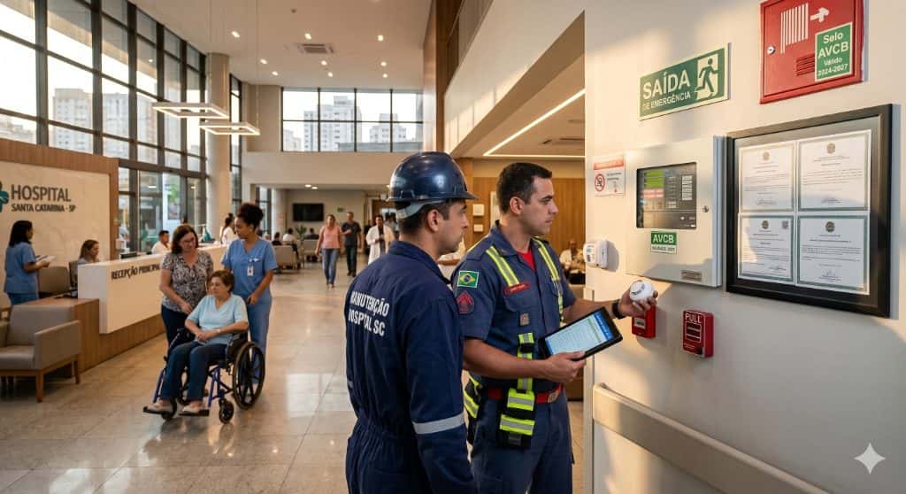 Segurança contra incêndio em ambiente hospitalar de alta tecnologia
