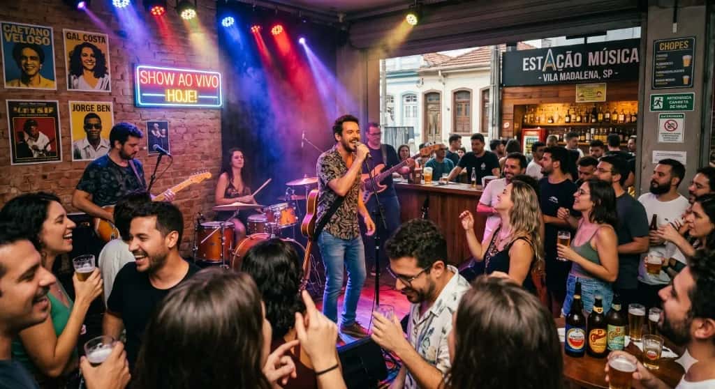 Ambiente interno de restaurante e bar com foco em adequação de AVCB e CLCB